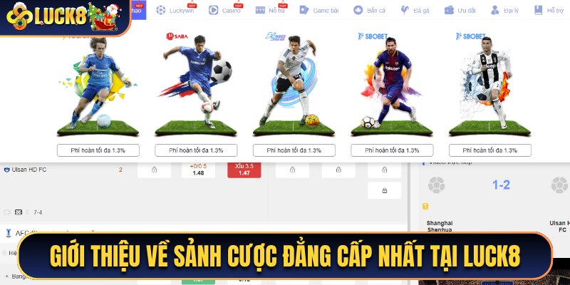 Giới thiệu sơ lược về sảnh cược đẳng cấp nhất tại Luck8